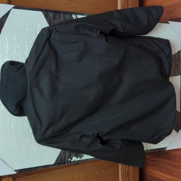 Women's Little Black Reversible Button-Up Jacket - Picture 5 of 5